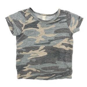 🌿 Childhoods Clothing Faded Camo Short Sleeve Tee – Size 18/24 Months 🌿